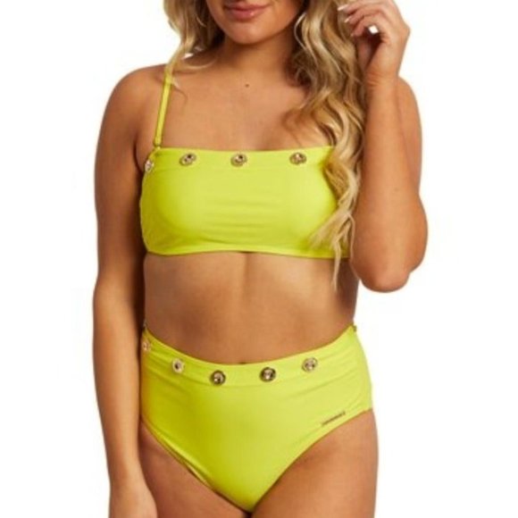 Juicy Couture Other - Neon Yellow Embellished Bikini